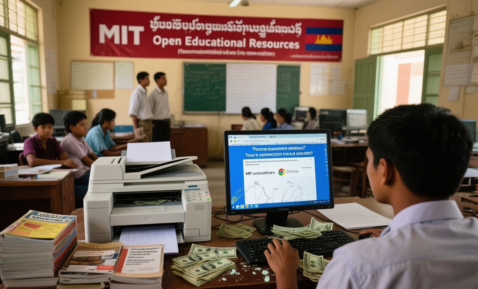Open Educational Resources as Development Tools: How Free US Course Materials Enable Cambodian Institutions to Create Local Online Programs